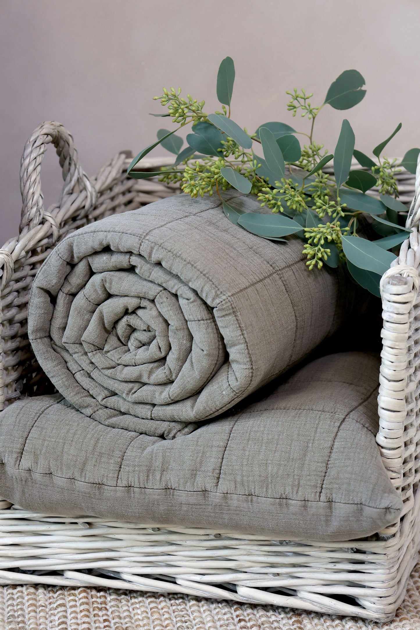 Chic Antique Aix Vintage Pudebetræk Latte 60x40