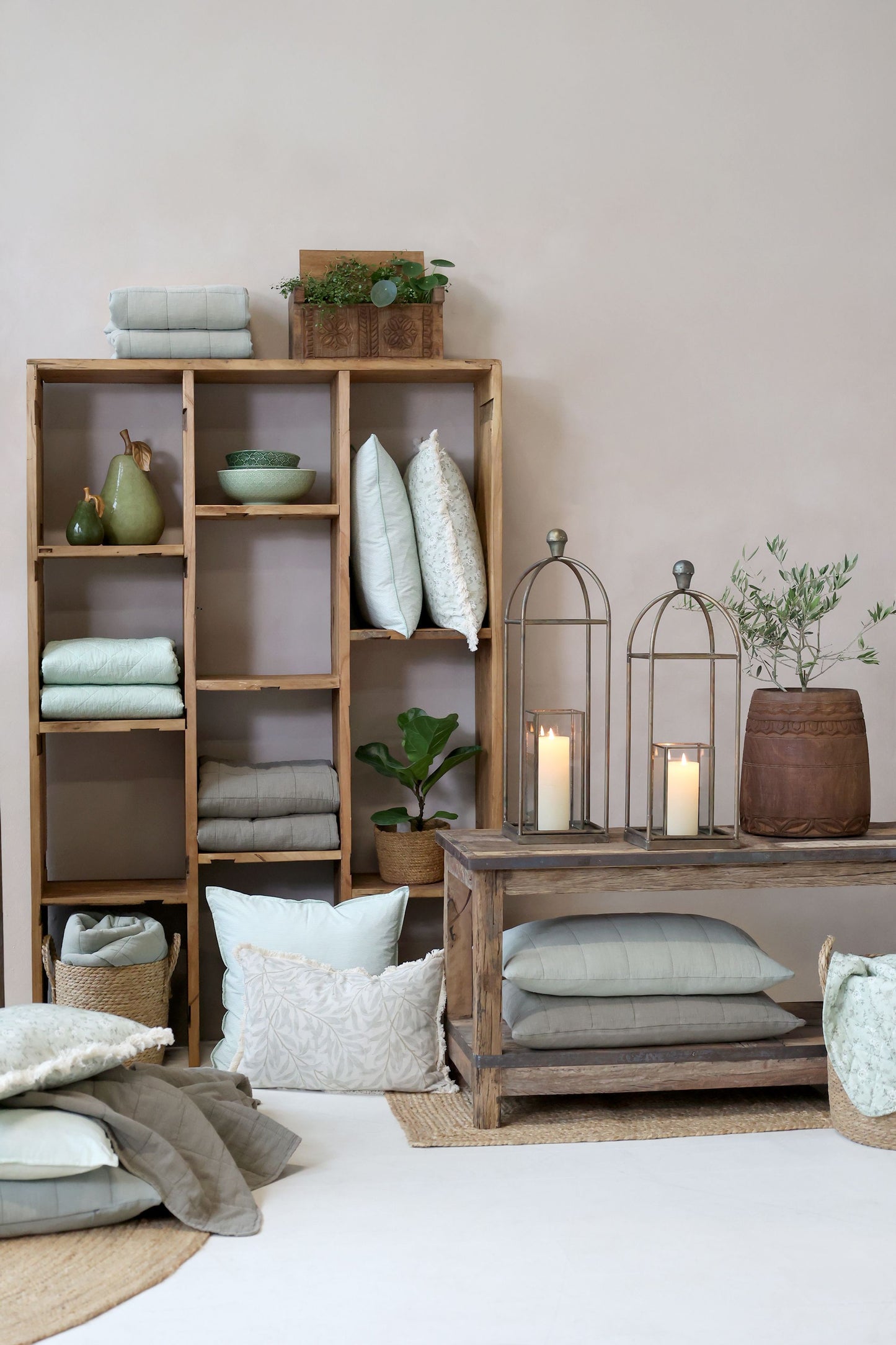 Chic Antique Aix Vintage Quilt - Opal L180 / B130 cm