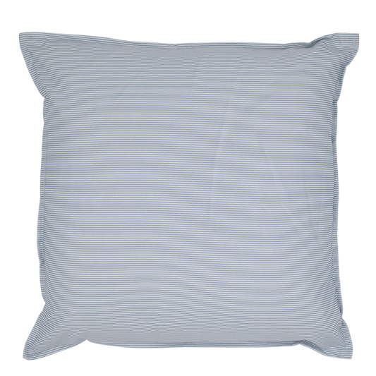 Chic Antique Pudebetræk m. mælkedrengestriber – Skyblue & Hvid 50x50