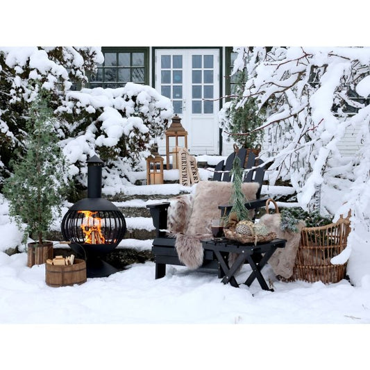 Lanterne m. dekor sæt af 2