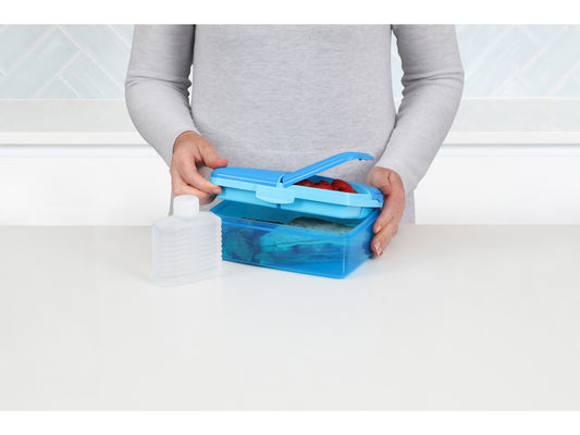 Sistema Madkasse - Slimline Quaddie - 1,5 l - Blå