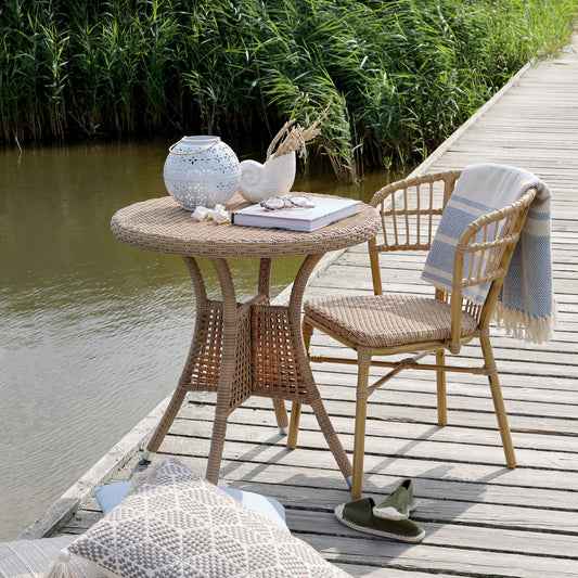 Chic Antique - La Rochelle bistrobord i flet – elegant og funktionelt til inde og ude