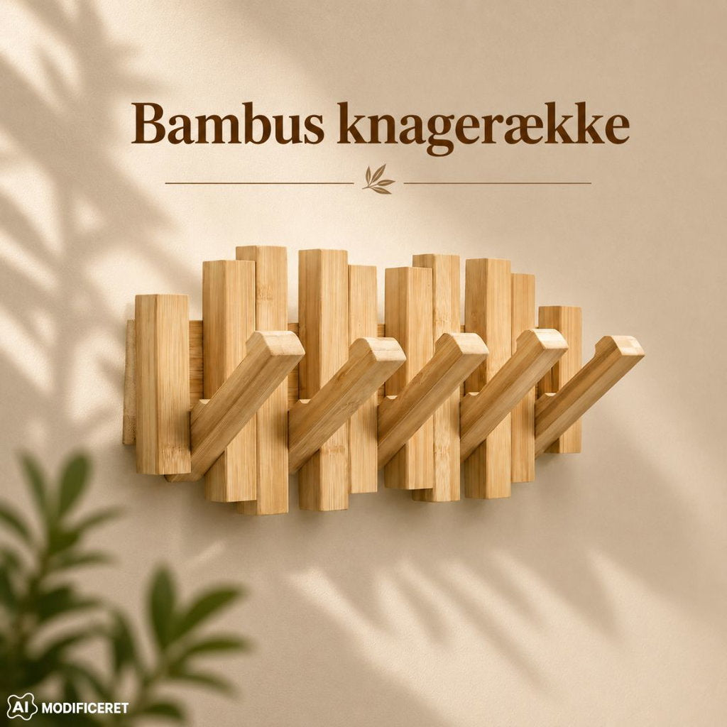 Nordis Bambus Knagerække – 38,2 cm