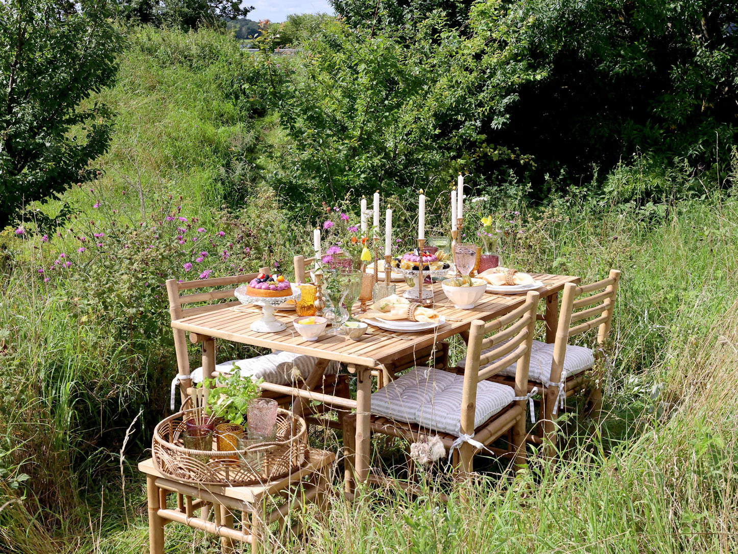 Chic Antique – Saint-Émilion glas med mønster (1 stk.)