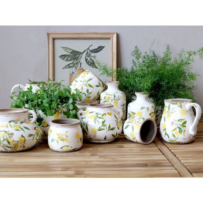 Chic Antique - Limone Skjuler med Citronmotiv H13/Ø20