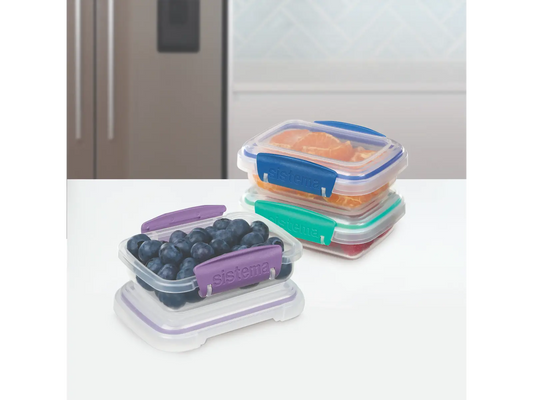 Sistema Klip It Opbevaringsboks - 3 dele