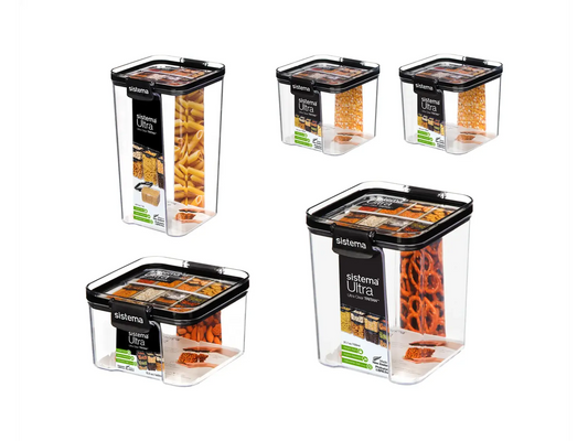 Sistema Ultra Opbevaringsbokse - 5-pak