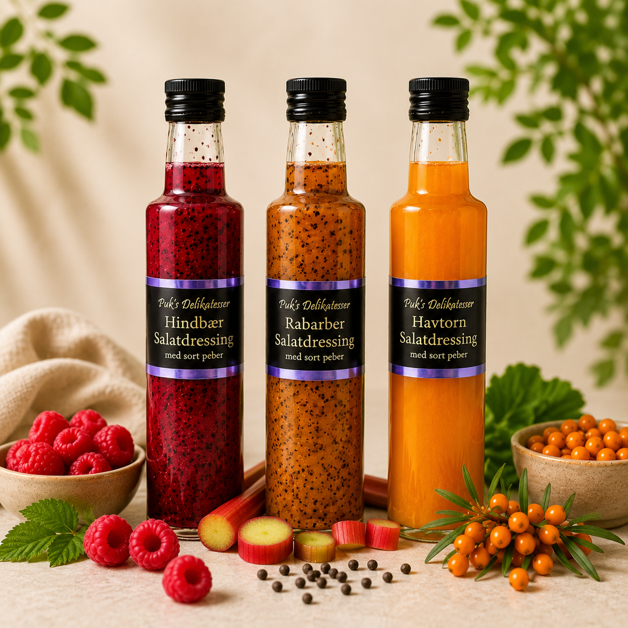 Smagspakke – Puk's Delikatesser Salatdressinger