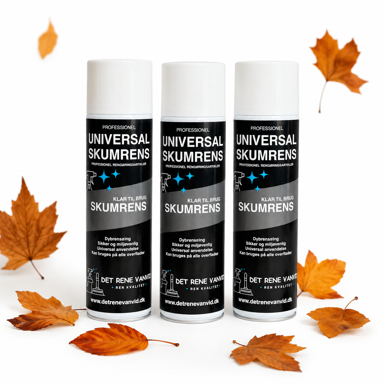 Universal Skumrens 500 ml - 3 stk - Effektiv skumrengøring til alle overflader i en fordelagtig 3-pak