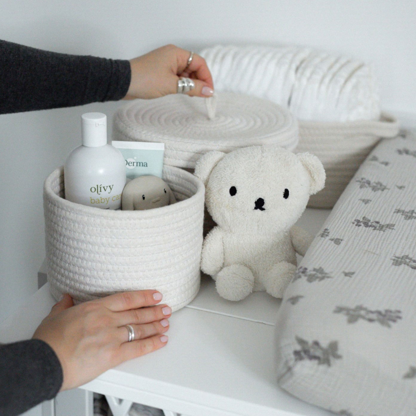 OH - Kurve med låg 2 stk, ass. beige + sand