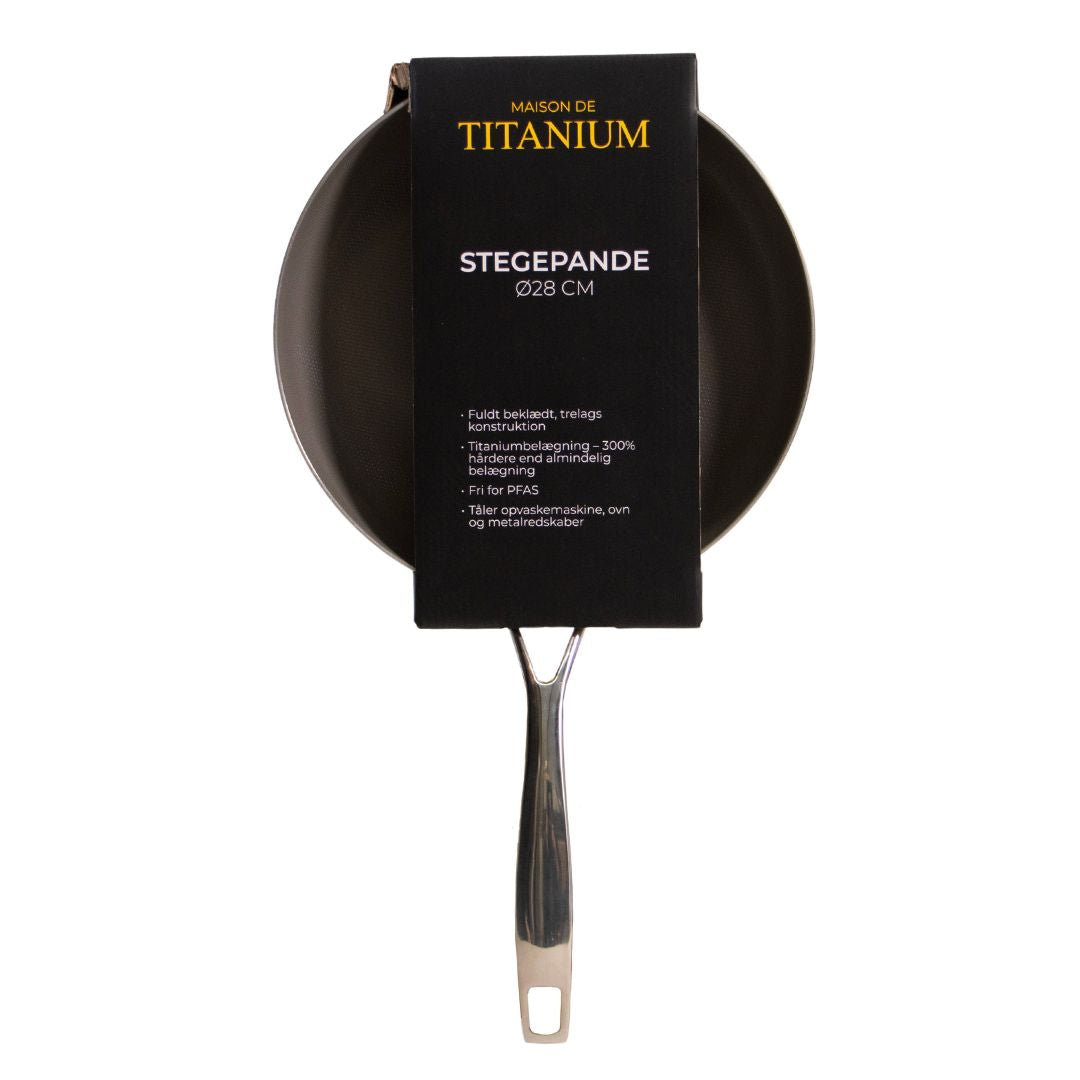 Titanium - Stegepande Ø28cm