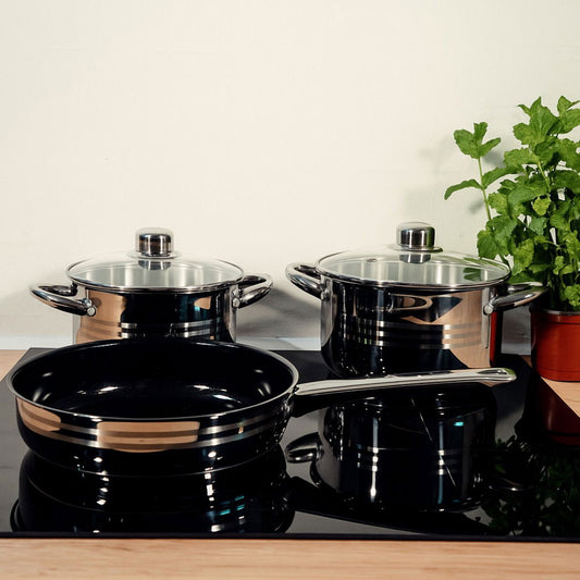 Gryde- og pandesæt - 5 dele