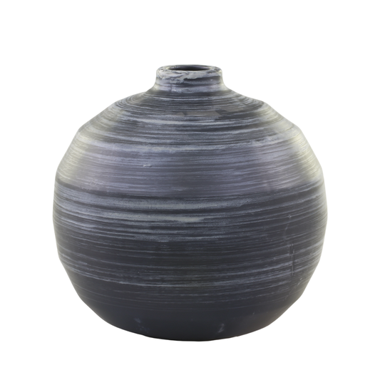 Chic Antique Limoux Vase Sort/Grå