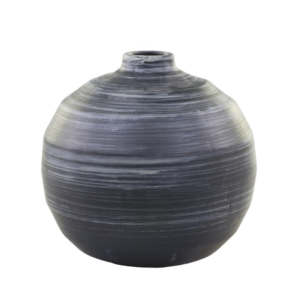 Chic Antique Limoux Vase Sort/Grå