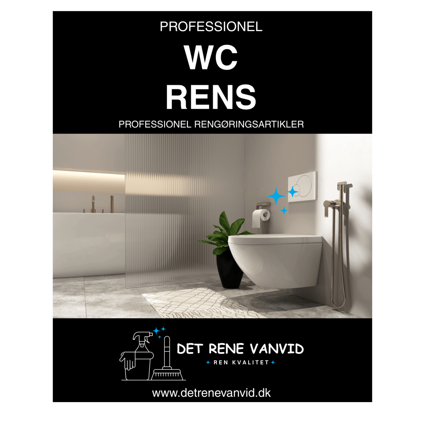 DET RENE VANVID WC RENS - 750 ML/FL)