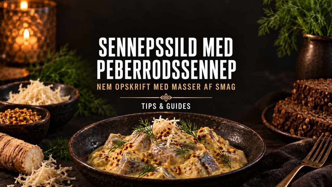 Sennepssild med peberrodssennep – nem opskrift med masser af smag