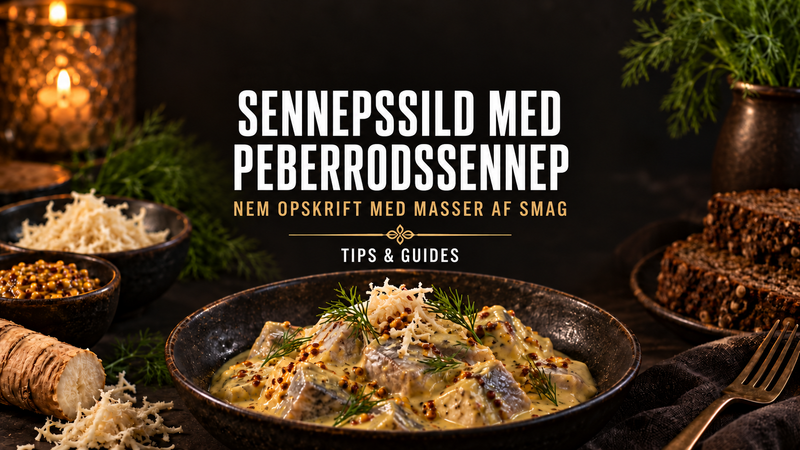 Sennepssild med peberrodssennep – nem opskrift med masser af smag