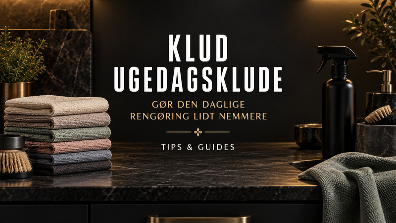 KLUD Ugedagsklude – gør den daglige rengøring lidt nemmere