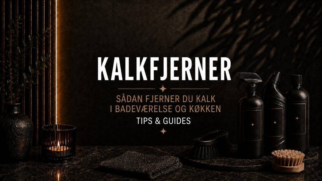 Sådan fjerner du kalk i badeværelse og køkken