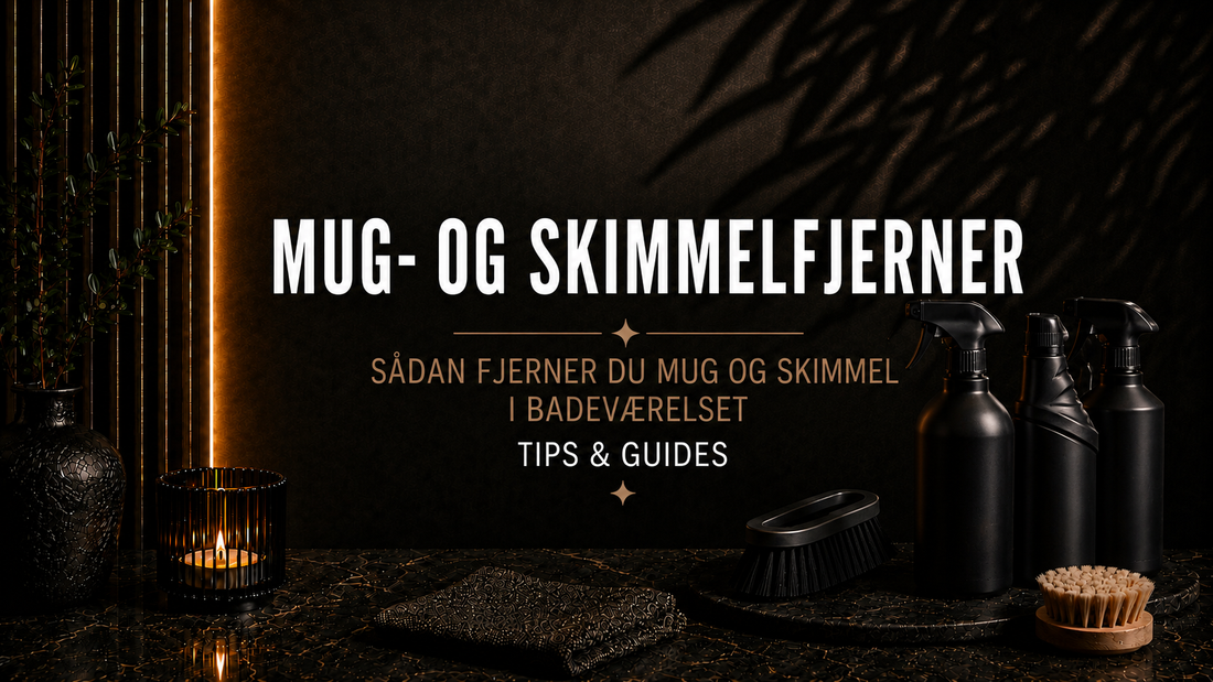 Sådan fjerner du mug og skimmel i badeværelset – Det Rene Vanvid