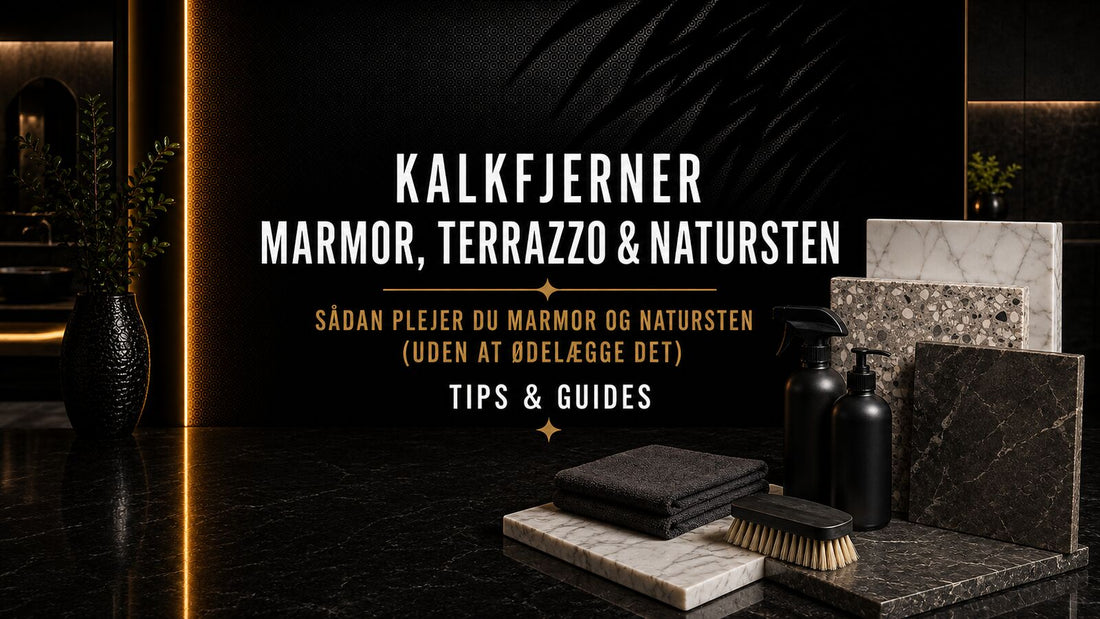 Sådan plejer du marmor og natursten (uden at ødelægge det) – Det Rene Vanvid