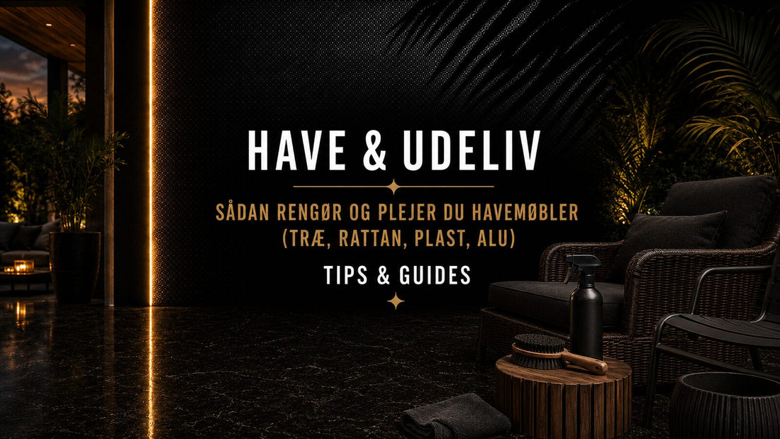 Sådan rengør og plejer du havemøbler – Det Rene Vanvid