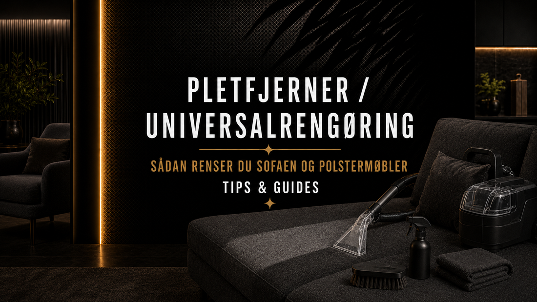 Sådan renser du sofaen og polstermøbler – Det Rene Vanvid