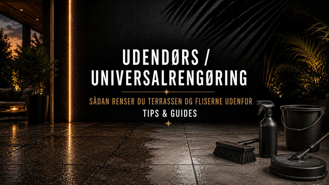 Sådan renser du terrassen og fliserne udenfor – Det Rene Vanvid