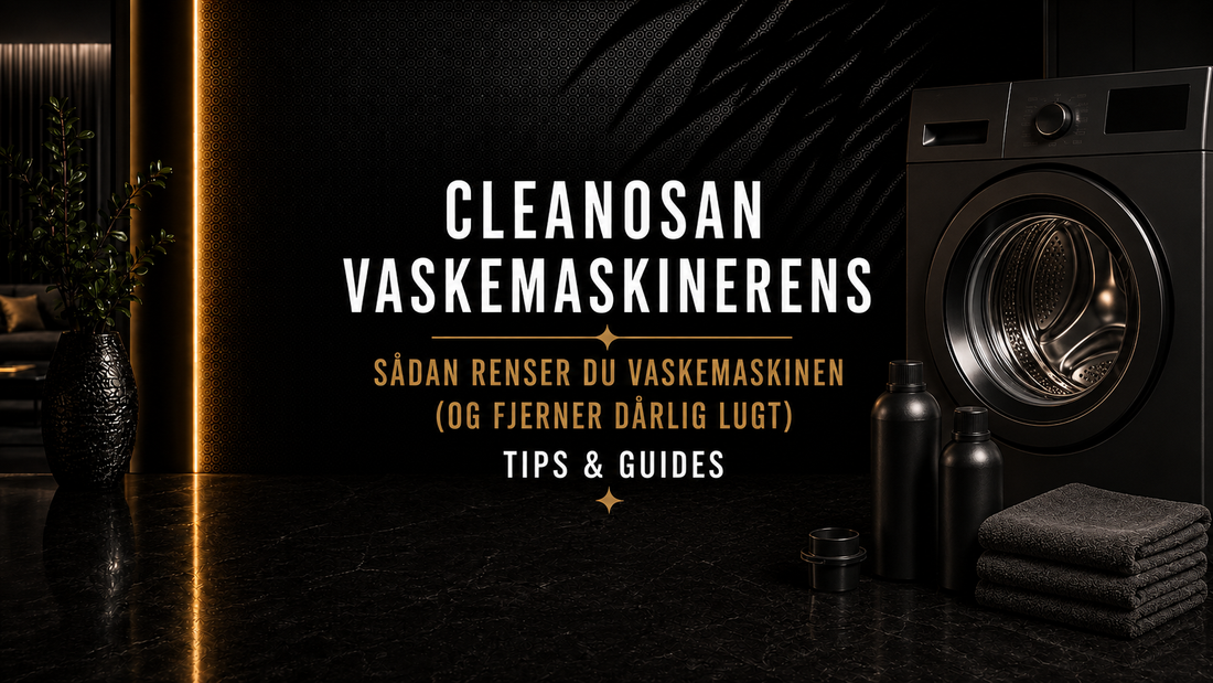 Sådan renser du vaskemaskinen (og fjerner dårlig lugt) – Det Rene Vanvid