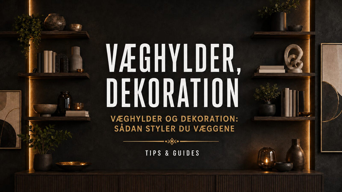 Væghylder og dekoration: sådan styler du væggene – Det Rene Vanvid