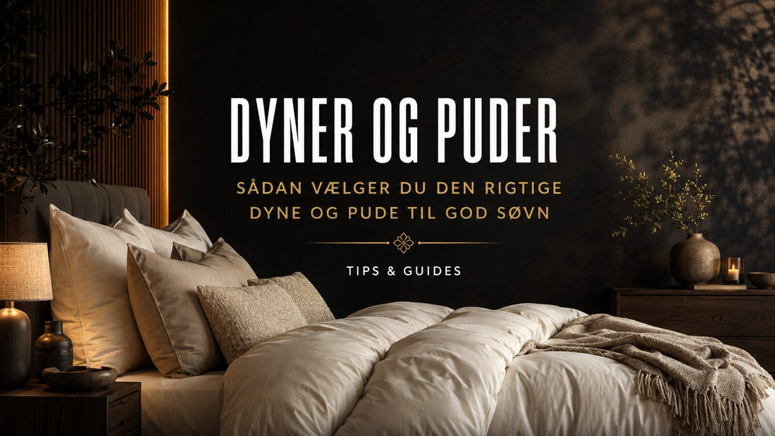 Sådan vælger du den rigtige dyne og pude til god søvn – Det Rene Vanvid