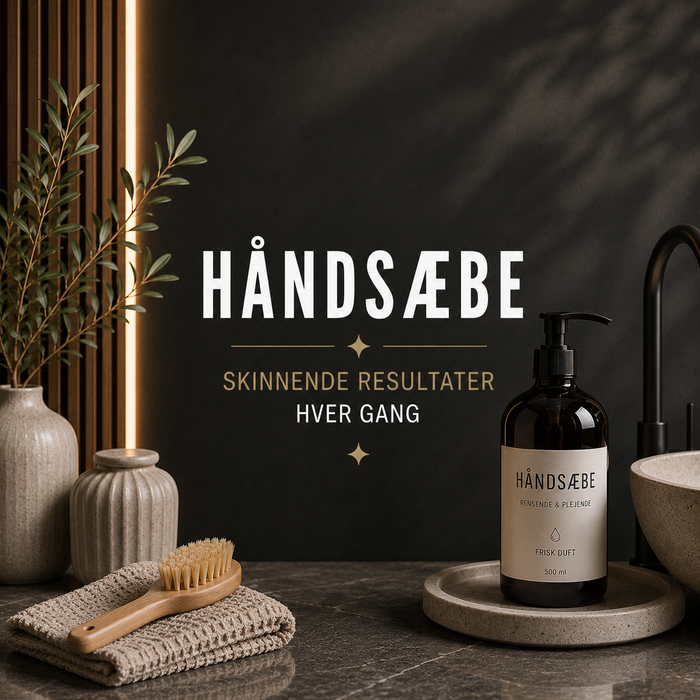 Håndsæbe – håndsæbe til daglig håndvask hos Det Rene Vanvid