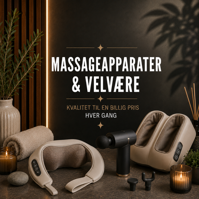 Massageapparater & velvære – massageapparater og velværeprodukter hos Det Rene Vanvid