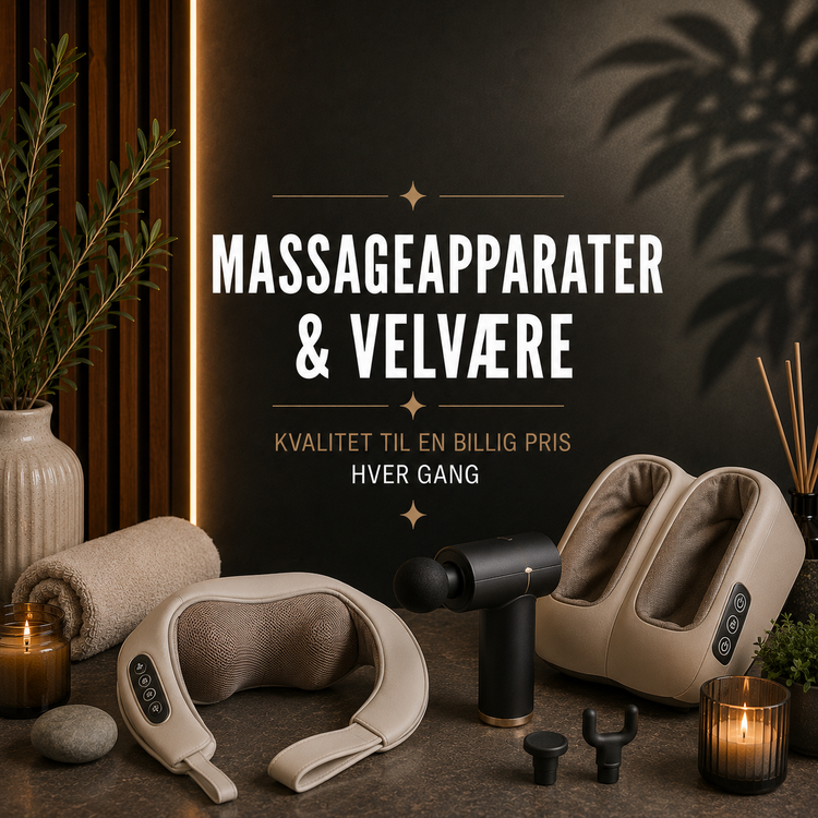 Massageapparater & velvære – massageapparater og velværeprodukter hos Det Rene Vanvid