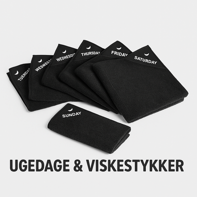 Ugeklude og viskestykker