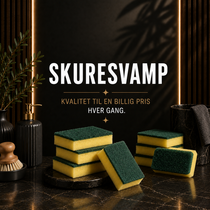 Skuresvamp – skuresvampe til køkken og bad hos Det Rene Vanvid