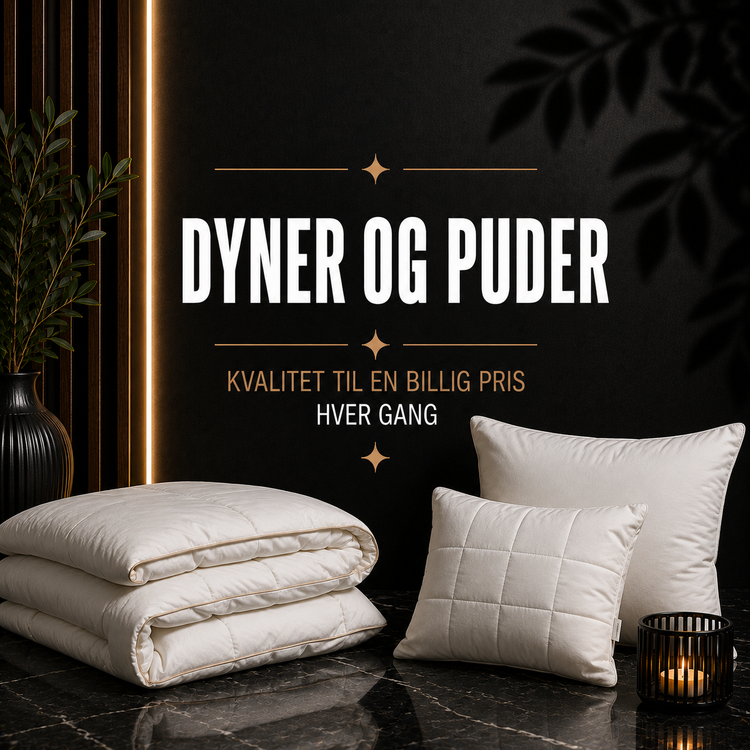 Dyner og Puder – dyner og puder til boligen hos Det Rene Vanvid