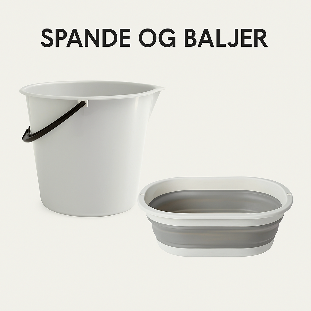 Spande og baljer