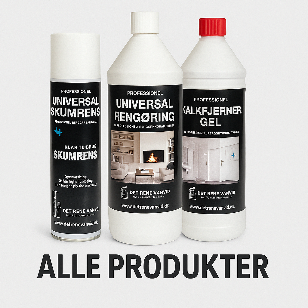 Alle rengøringsprodukter
