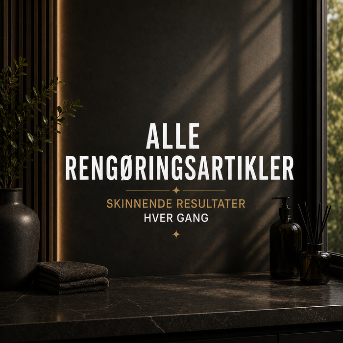 Alle rengøringsartikler – rengøringsartikler og rengøringsmidler hos Det Rene Vanvid