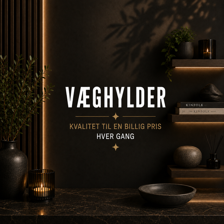 Væghylder – væghylder til opbevaring og pynt hos Det Rene Vanvid
