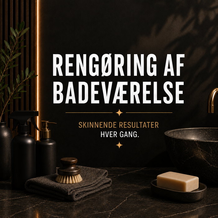 Rengøring af badeværelse – rengøring og tilbehør til badeværelset hos Det Rene Vanvid
