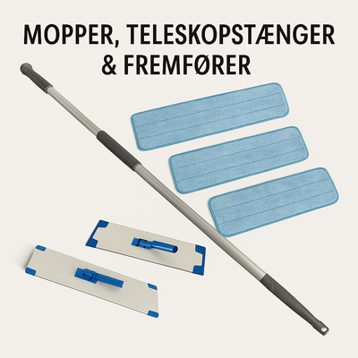 Mopper/teleskopstænger/fremfører