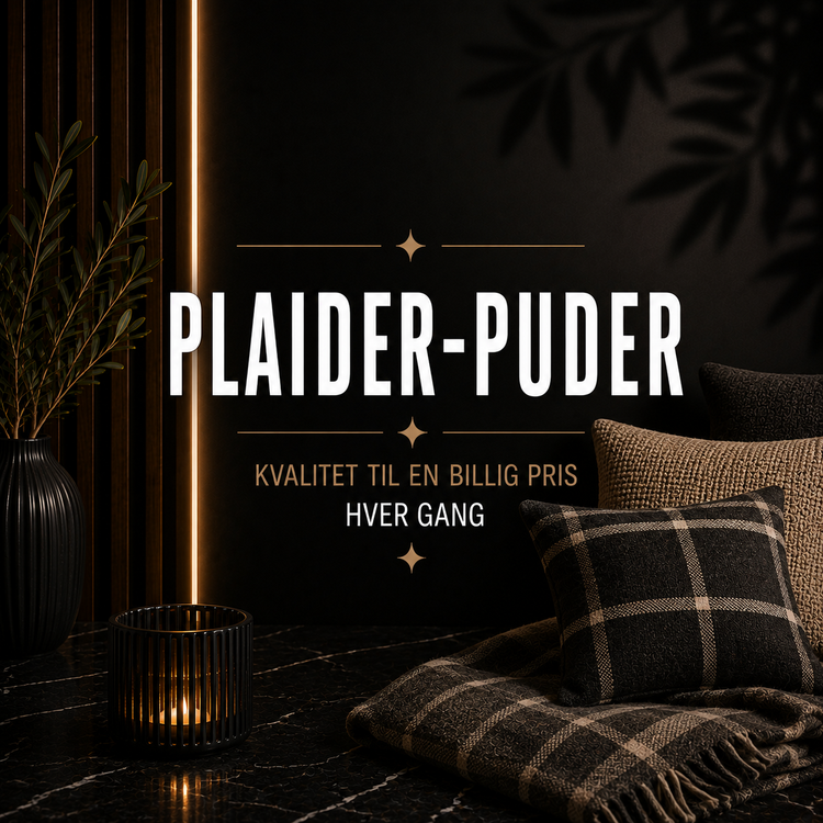 Plaider/puder – plaider og puder til hjemmet hos Det Rene Vanvid
