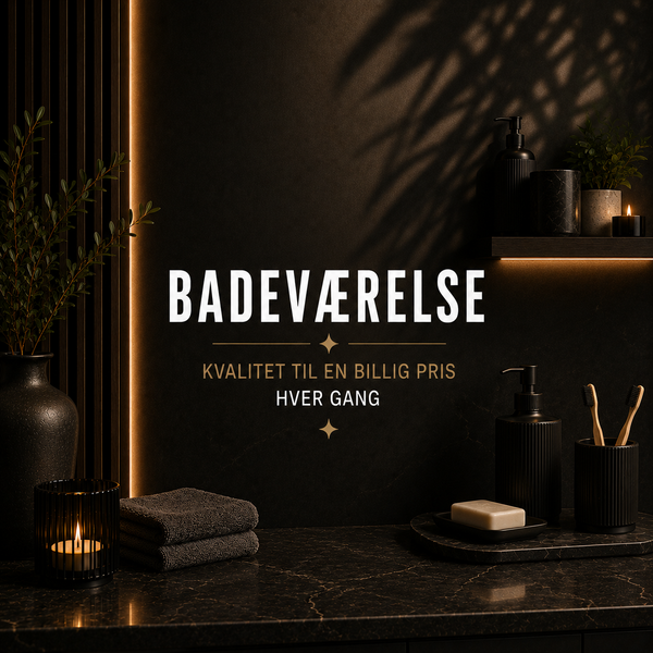 Badeværelse – rengøring og tilbehør til badeværelset hos Det Rene Vanvid