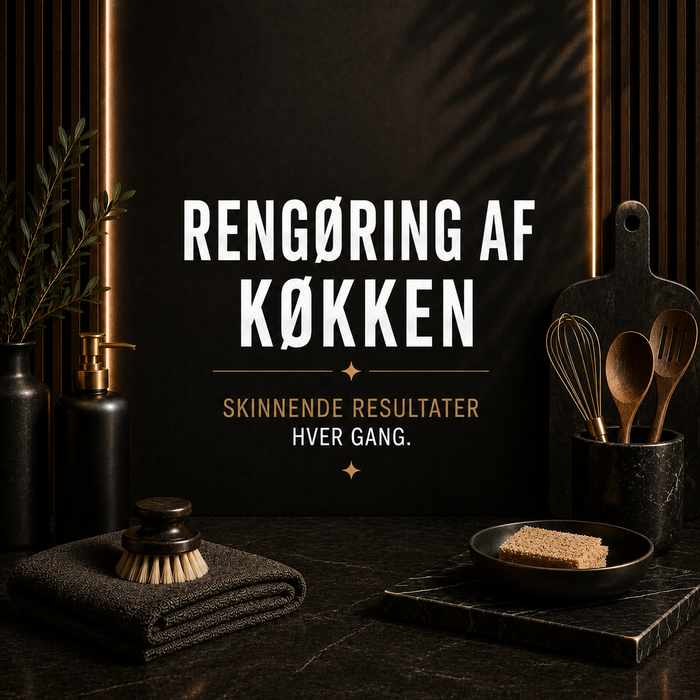 Rengøring af køkken – produkter til rengøring af køkkenet hos Det Rene Vanvid