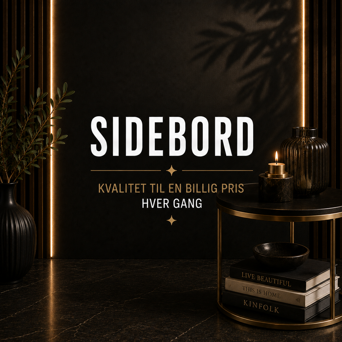 Sidebord – sideborde til stuen hos Det Rene Vanvid