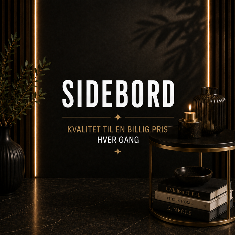Sidebord – sideborde til stuen hos Det Rene Vanvid