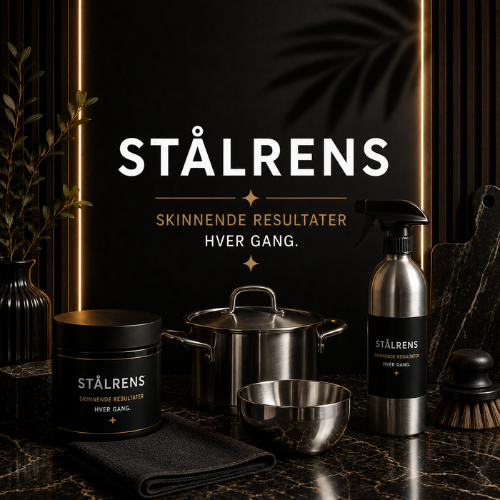 Stålrens – stålrens til rustfrit stål hos Det Rene Vanvid