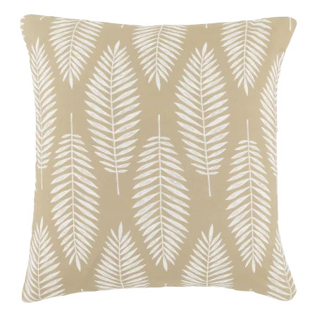 Chic Antique – Aix pudebetræk med tropisk bladmønster 50x50